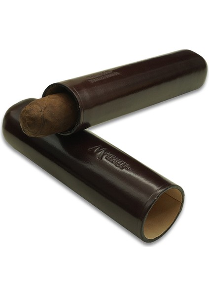 Gerçek Deri El Yapımı 65 Ring Viena Tekli Puro Kılıfı fırsatları