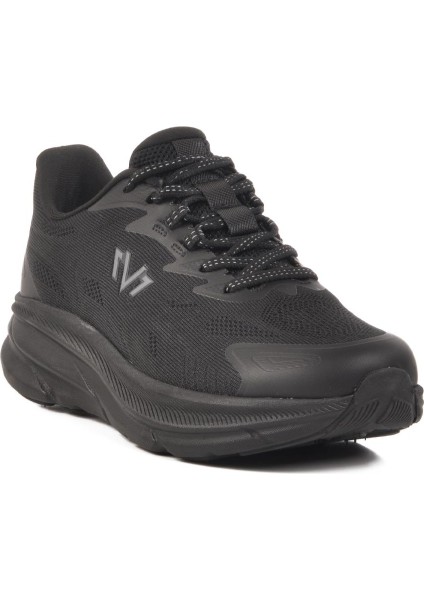 Eopaia Esnek Hafif Unisex Siyah Spor Ayakkabı