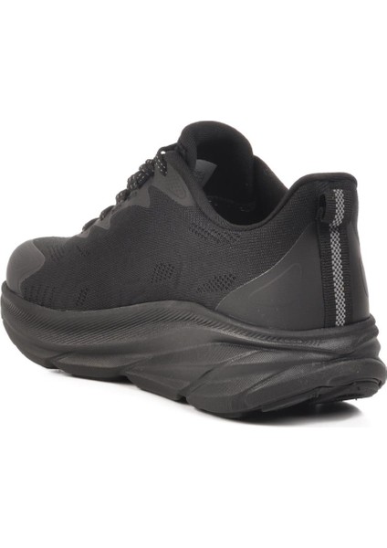 Eopaia Esnek Hafif Unisex Siyah Spor Ayakkabı