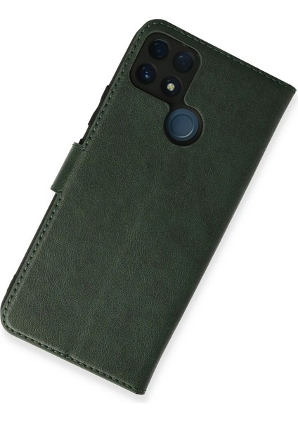 Realme C25 Kılıf Trend S Plus Kapaklı Kılıf - Yeşil Drstr fiyatları