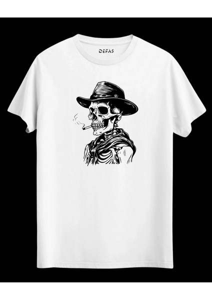 Hat Bone Unisex Baskılı Tshirt