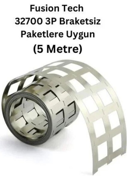 3p Nikel Kaplama 32700 Pil Punta Şeridi 5 Metre, 0.15MM Kalınlık Braketsiz