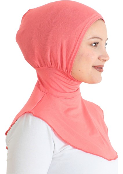 Kadın Boyunluklu Hijab Tesettür Pratik Spor Bone - Açık Pembe fiyatları