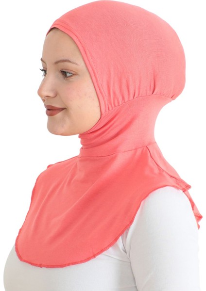 Kadın Boyunluklu Hijab Tesettür Pratik Spor Bone - Açık Pembe modelleri