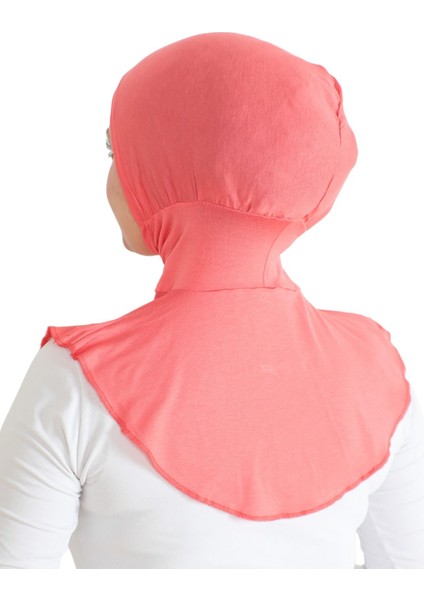 Kadın Boyunluklu Hijab Tesettür Pratik Spor Bone - Açık Pembe indirimleri