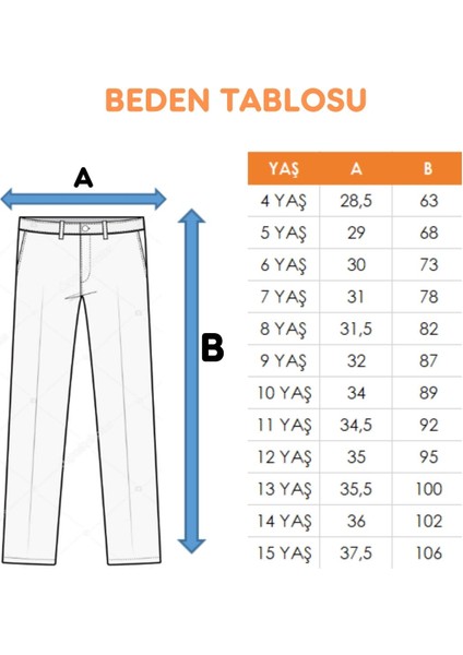 Kız Çocuk Bol Paça Basic Keten Pantolon 2574