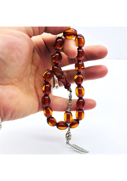 Beyzi Kesim Efe Maskot Sıkma Ateş Kehribar Tesbih