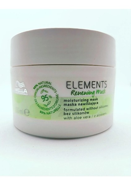 Wella Elements Renewing Parabensiz Yenileyici Güçlendirici Saç Maskesi 150ML