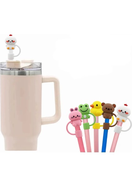 Quencher Beyaz Civciv Pipet Tıpası Quencher Pipet Tıpası Tavşan Pipet Tıpası