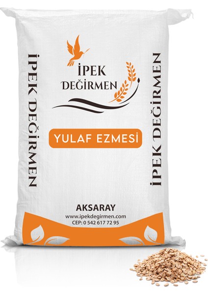 Glutensiz İnce Öğütülmüş Katkısız Yulaf Ezmesi