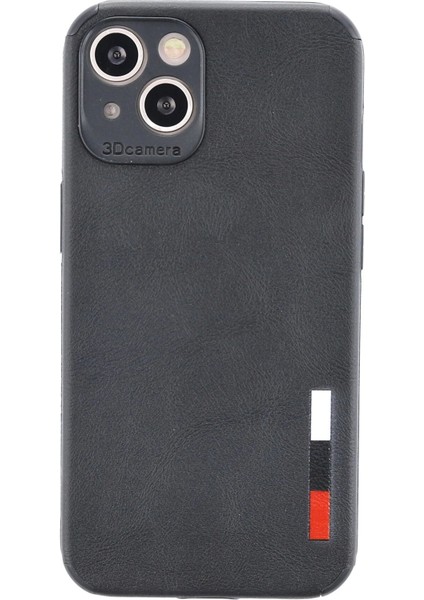 Iphone 13 Mini Kılıf Loop Deri Silikon - Siyah Drstr