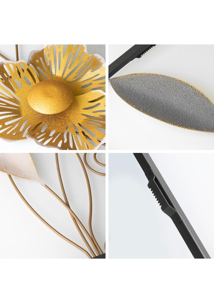 Orchid Metal Duvar Tablosu, Ev Ofis Duvar Panosu