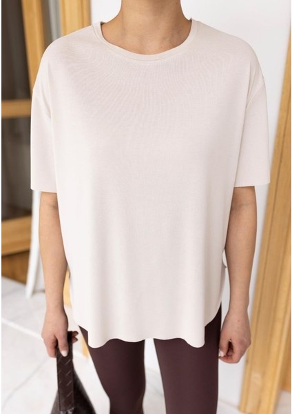 S0017426 Bsm Düz Oversize T-Shirt fiyatları