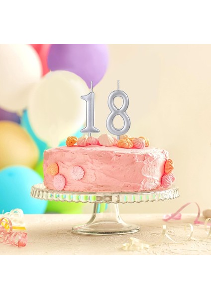 1 Yaş Gümüş Silver Renkli Doğum Günü Pastası Mumu Gümüş Silver Gri 1 Rakamlı Doğum Günü Mumu fırsatları