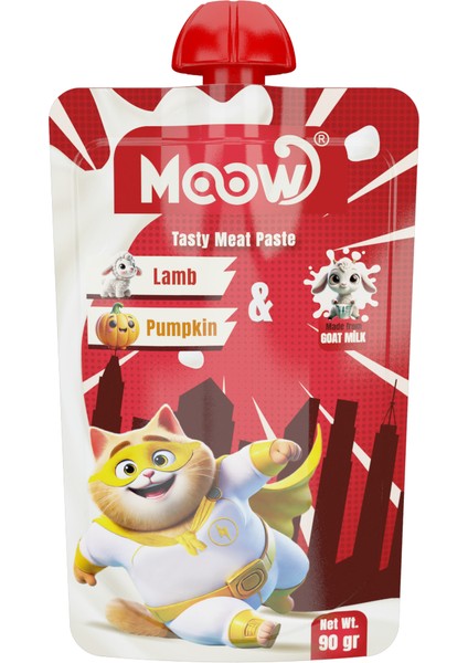Taze Kuzulu&balkabaklı Keçi Sütlü Kedi Et Ezmesi 90GR*12