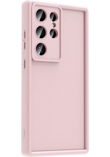 Galaxy S24 Ultra Kılıf Kamera Korumalı Mkst Ananas Kapak - Koyu Yeşil