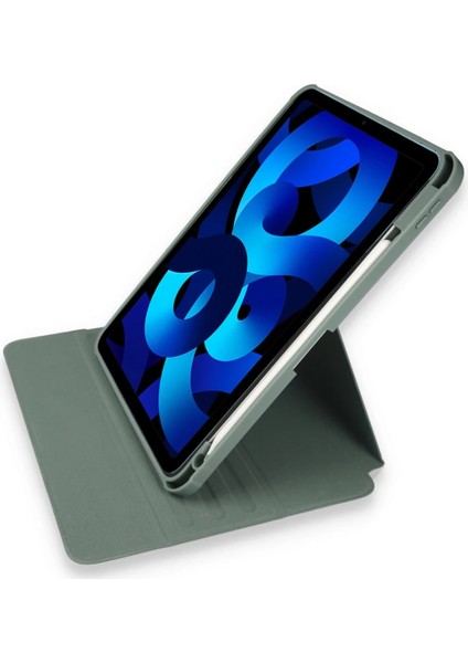 Ipad 10.2 (7.nesil) Kılıf Starling 360 Kalemlikli Tablet Kılıf - Koyu Yeşil Drstr