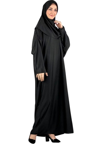 Zarif Namaz Elbisesi ve Türban Tesbih Set Tesettür Şal Müslüman Kıyafetleri Abaya