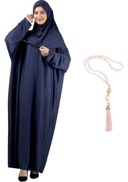 Zarif Namaz Elbisesi ve Türban Tesbih Set Tesettür Şal Müslüman Kıyafetleri Abaya