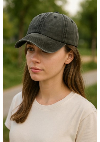 Unisex Eskitme Vintage Baseball Şapka