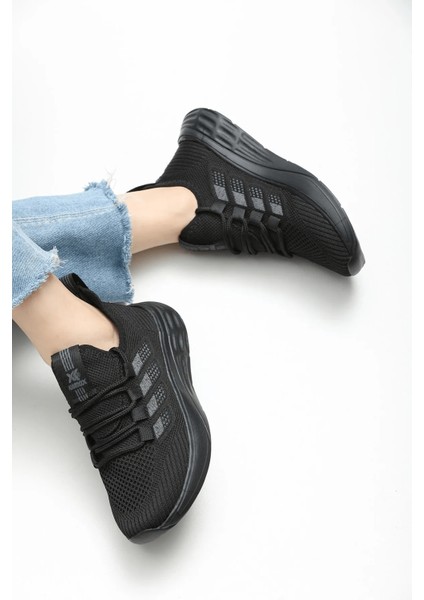 2201-AWIDOX Anatomik Tabanlı Unisex Bağcıksız Sneakers Ayakkabı - NKT02201-SIYAH-43 fırsatları