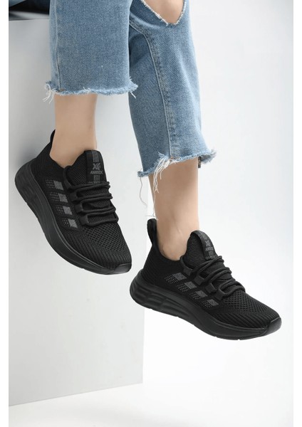 2201-AWIDOX Anatomik Tabanlı Unisex Bağcıksız Sneakers Ayakkabı - NKT02201-SIYAH-43 indirimleri