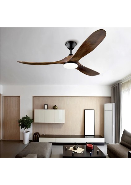 40 Watt, 3 Işık Modlu, 6 Kademeli, Kumandalı, Çok Şık ve Kaliteli Tavan Vantilatörü Ledli Vantilatör
