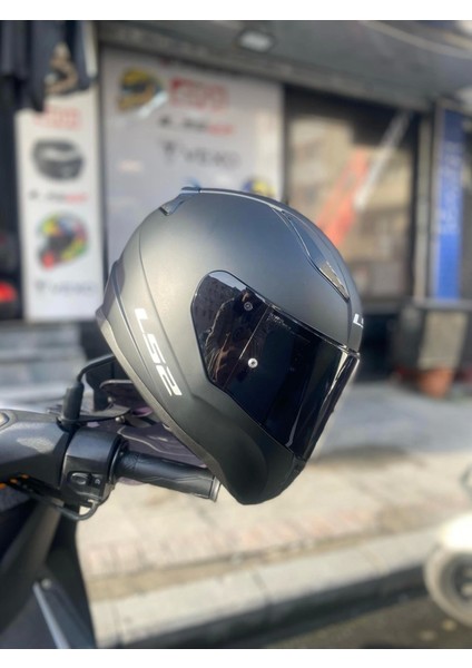 Rapıd Mat Siyah Kask - Siyah Vizör