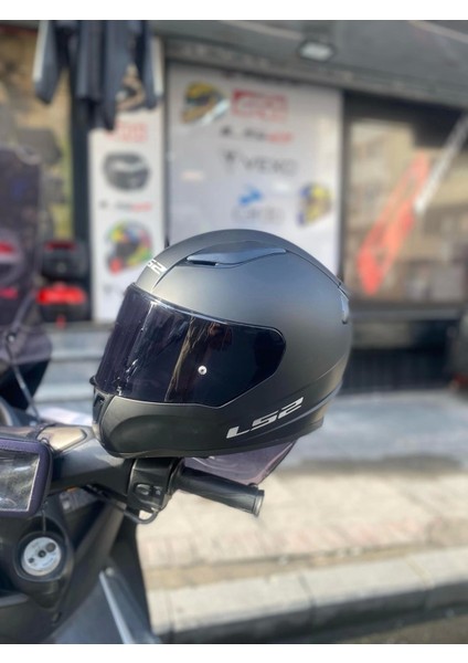 Rapıd Mat Siyah Kask - Siyah Vizör