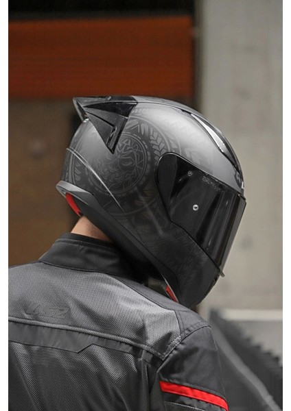 Rapıd 2 Race Takaroa Mat Siyah Kask + Spoiler fiyatları