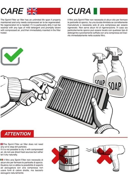 Sprint Filter Hava Filtresi Bmw S 1000 Rr 2019-2025 fiyatları