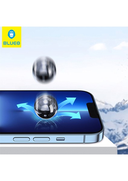 Corning Gorilla iPhone 15 Pro Max Uyumlu Uygulama Aparatlı Ekstra Dayanıklı HD Cam Ekran Koruyucu