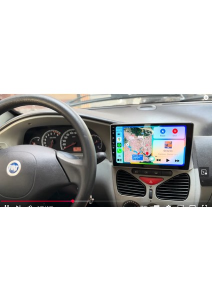 Fiat ALBEA(2002-2004) 9''android Gerçek 2+32 GB / 4 Çekirdek 1.6ghz / Wıfı 5.0ghz / Bt 5.4-Kablosuz Carplay-Ahd Hd Kameralı