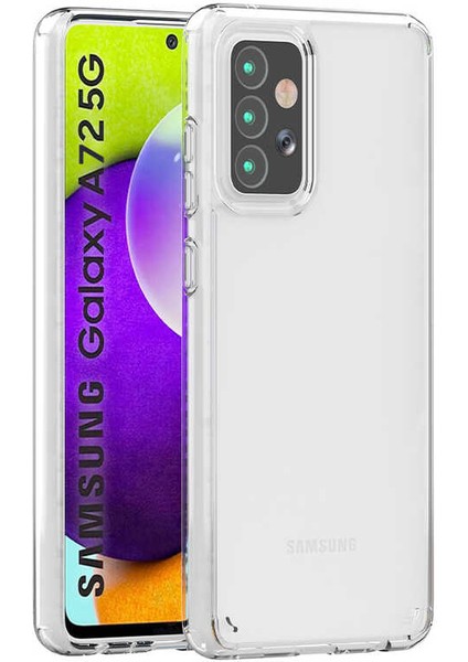 Galaxy A72 Kılıf Mkst Coss Kapak-Renksiz