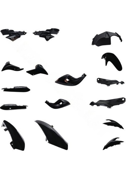 Kaporta Set Siyah - Mondial Drift 125 L
