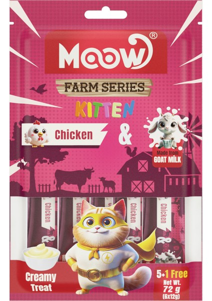 Somonlu Keçi Sütlü 12GR x 6'lı Yavru Kedi Krema Ödülü