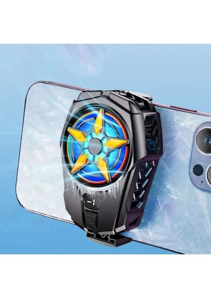 Telefon Soğutucu Radyatör Fanlı 3 Kademeli Işıklı Göstergeli Bütün Telefon Modelleri Ile Uyumlu fırsatları