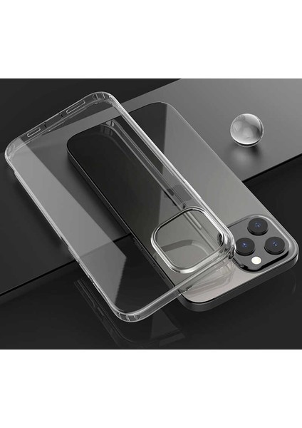 iPhone 12 Uyumlu Mkst Imax Silikon-Siyah