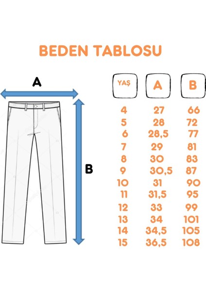 Kız Çocuk Baggy Kot Pantolon 2205