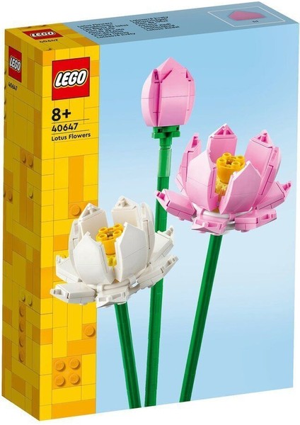 40647 Lego® Iconic Botanical Collection Lotus Çiçekleri 220 Parça +8 Yaş