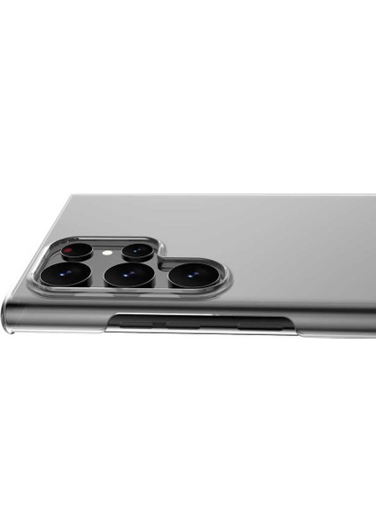 Galaxy S22 Ultra Kılıf Mkst Vonn Kapak-Renksiz