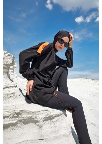 1201 Kalani Uzun Kollu Tesettür Mayo