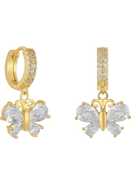 14K Altın Kaplama Çelik Küpe