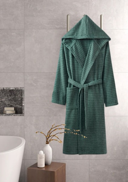 Kapüşonlu Bornoz Doğa Çağla Yeşili 2xl modelleri