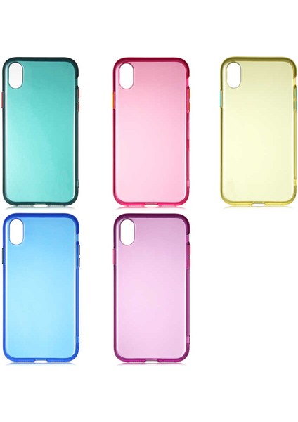 iPhone Xr 6.1 Uyumlu Mkst Bistro Kapak-Mavi