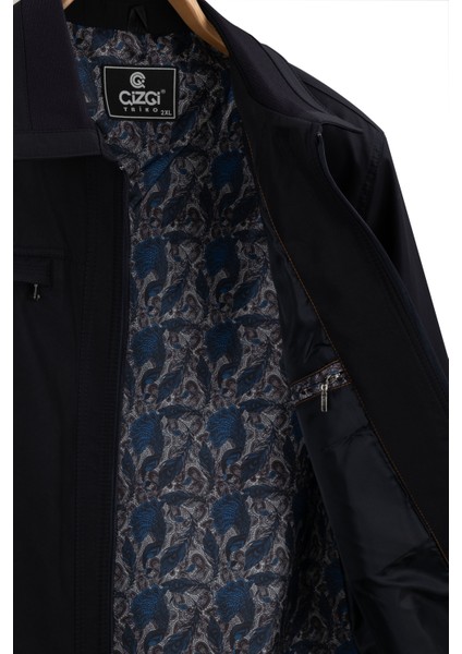 Erkek Polo Yaka Çift Cepli Astarlı Mevsimlik Mont - A00001 modelleri