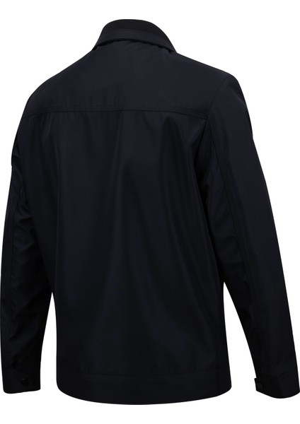 Erkek Polo Yaka Çift Cepli Astarlı Mevsimlik Mont - A00001 fırsatları