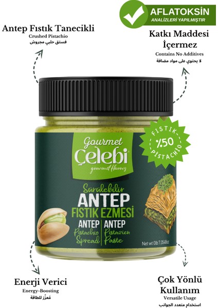Sürülebilir Antep Fıstık Ezmesi modelleri
