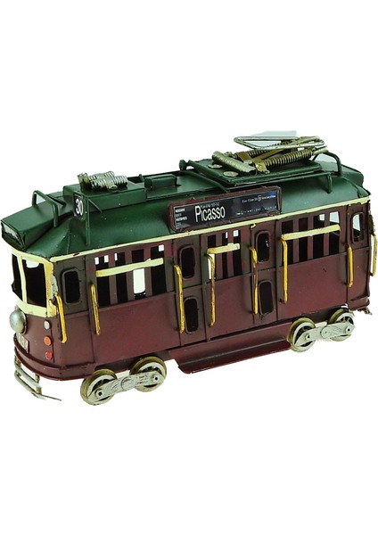 Dekoratif Metal Tramway Klasik 20 cm