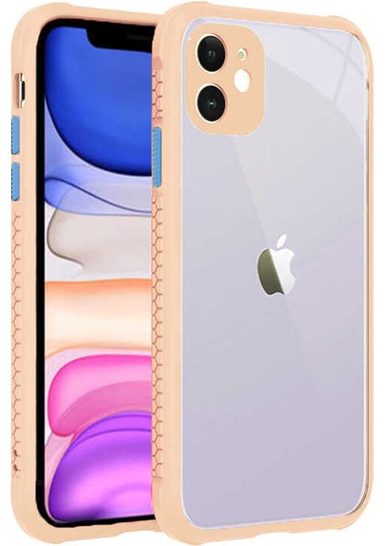 iPhone 11 Uyumlu ​​mbtm Kaff Kapak-Pembe